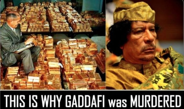 Libya-Gaddafi-gold